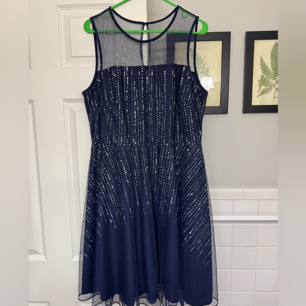 Fun glittery cocktail dress